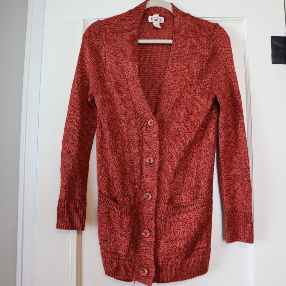Burnt Orange Cardigan